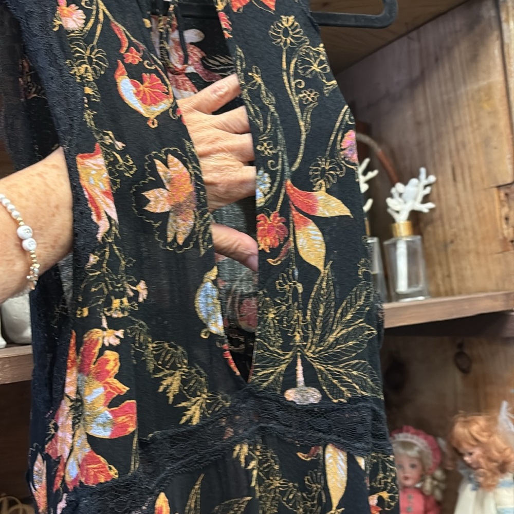 Free people Floral Black Dress - Picture 4 of 5